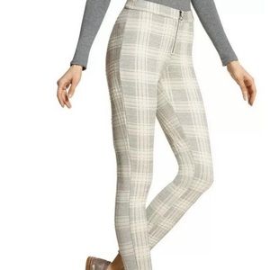 Brand New Hue- Plaid Loafer Skimmer- Morel- Small